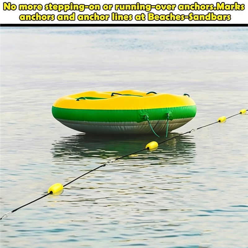Fishing Boat Anchor - RTENTE-Boje Kotwiczne Pływające 4 szt. Markery