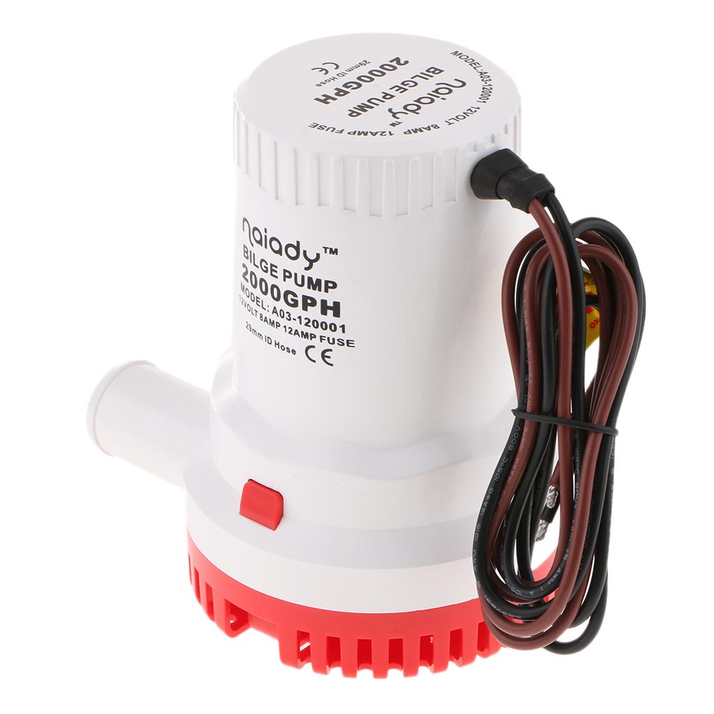 Elektryczna pompa zęzowa 2000G – Fishing Boat Bilge Pump recenzja i cena