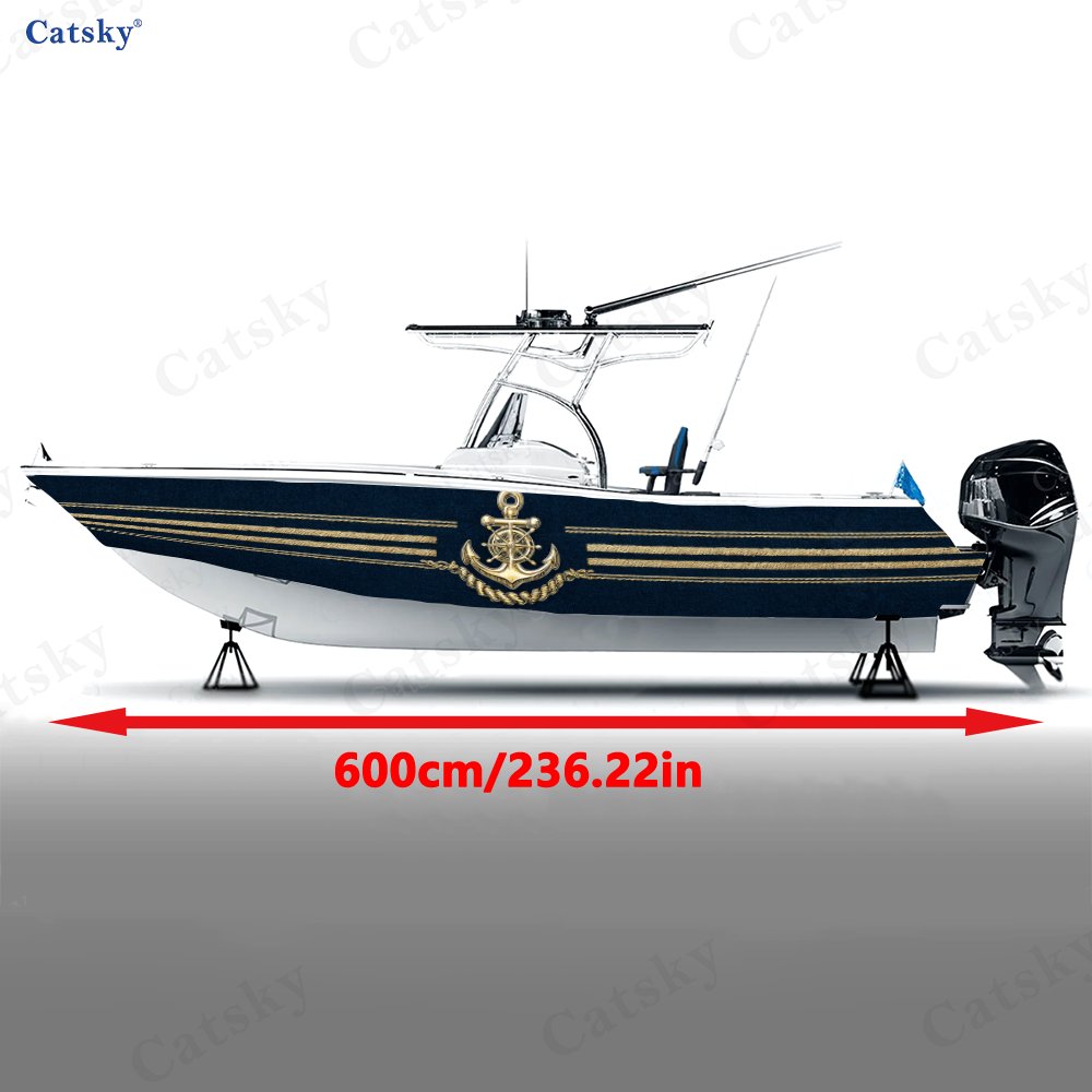 Naklejki na łódki z granatowo- – Fishing Boat Anchor recenzja i cena