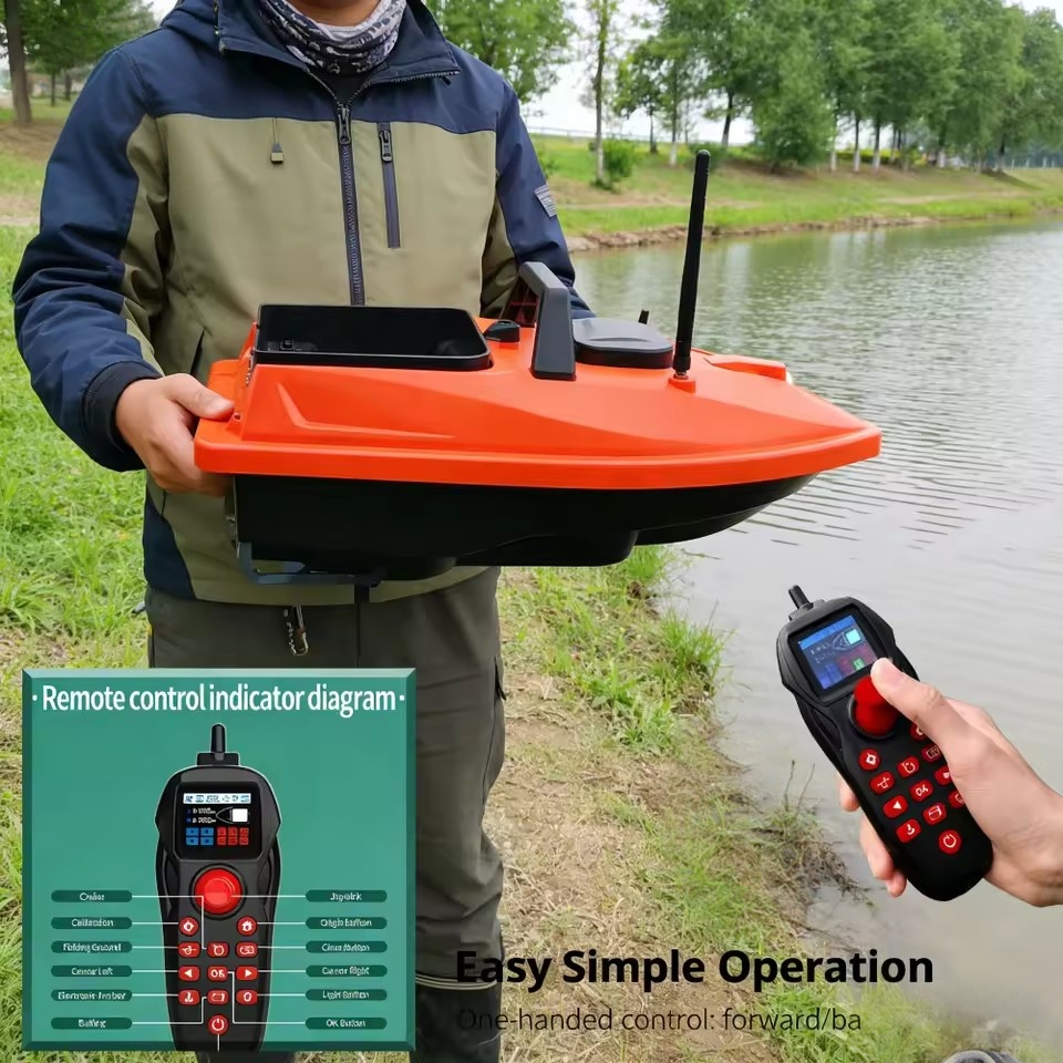 Łódka zanętowa z GPS, zasięg 5 – Fishing Boat Anchor recenzja i cena